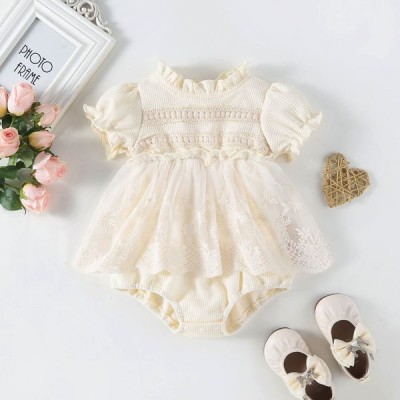 Korean Style Children's Wear Summer Round Neck Stylike Skirt All-Match Outfit