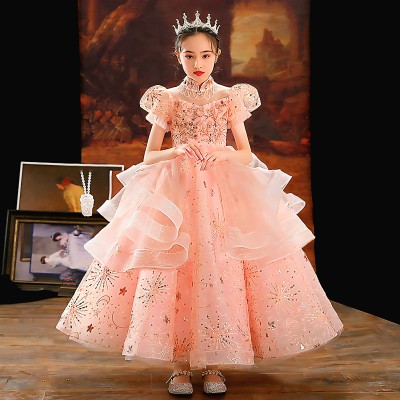 👑 Premium Princess Baby Girl Party Gown